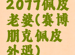 2077佩皮老婆(赛博朋克佩皮外遇)