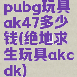 pubg玩具ak47多少钱(绝地求生玩具akcdk)