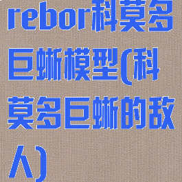 rebor科莫多巨蜥模型(科莫多巨蜥的敌人)